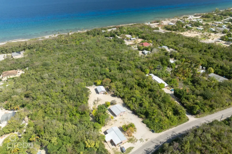2.75 ACRES OF BEACH FRONT LAND ON THE NORTH COAST CAYMAN BRAC