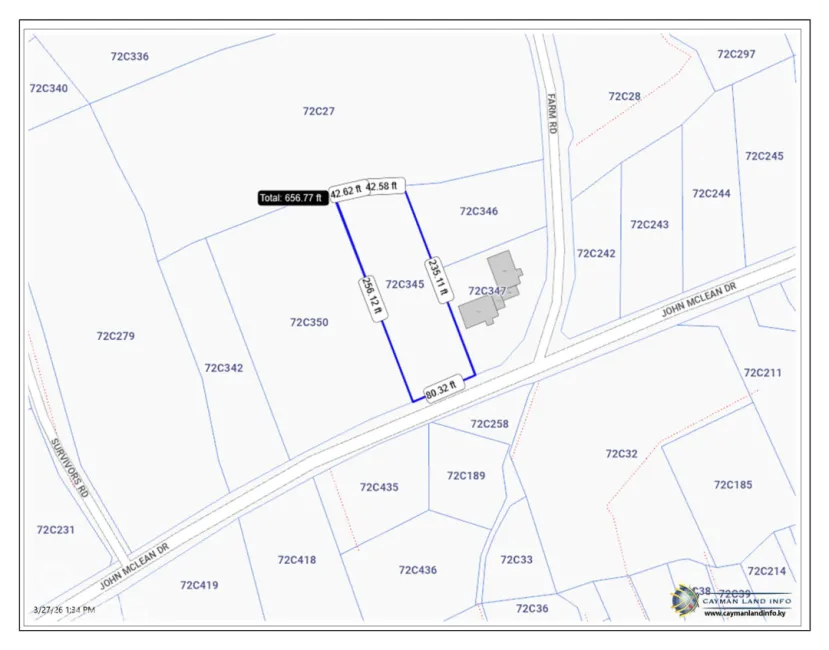 EAST END LAND 0.45 ACRES IN JOHN MCLEAN STREET