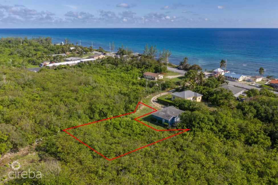 RESIDENTIAL LAND LOT, STEPS FROM THE SEA,  GRAND CAYMAN