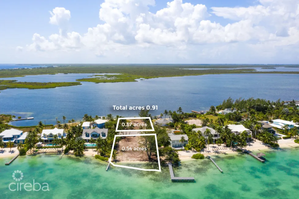 CAYMAN KAI 0.91 ACRES, BEACH AND CANAL FRONT LAND